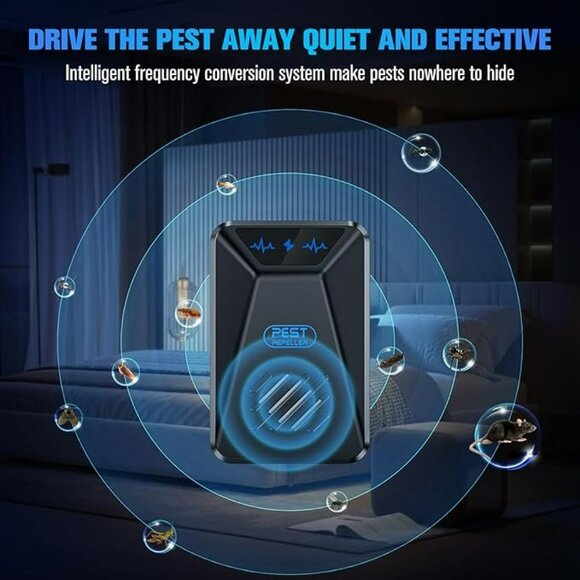 NEW 6 Pack Plug in Ultrasonic Pest Control Repeller for Insect Roaches Spider - Picture 6 of 7